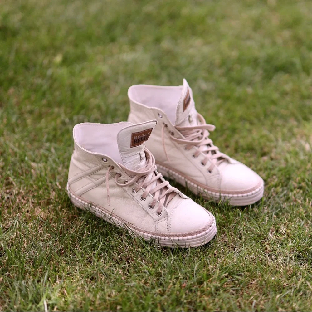 Hogan Leather High Tops - Picture 1 of 14